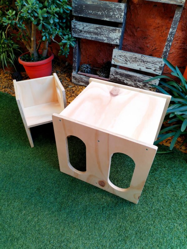Mesa y silla Montessori - Imagen 3