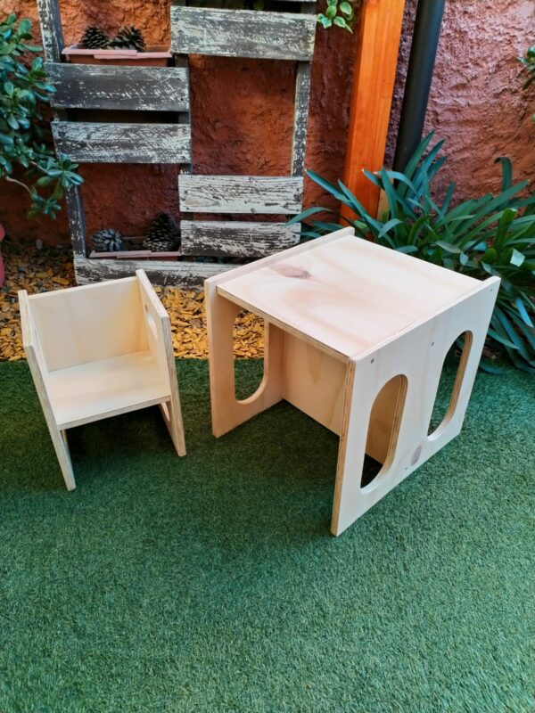 Mesa y silla Montessori - Imagen 4