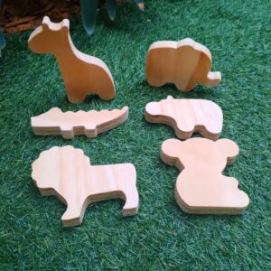 set animales de la selva